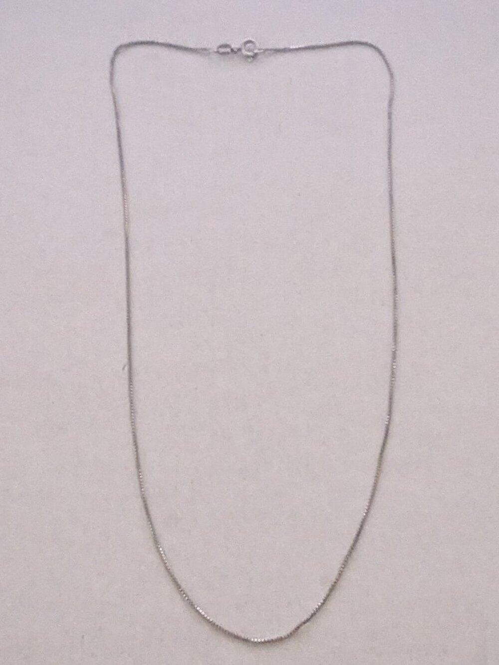 Dainty ASJ 925 Sterling Silver Indonesia Box Chain Necklace